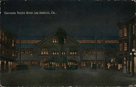 Southern Pacific Depot Los Angeles Ca Postcard