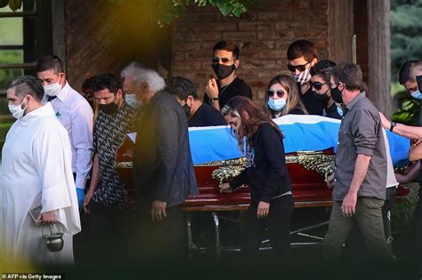Maradona Is Laid To Rest After Thousands Of Fans Lined The Streets Of