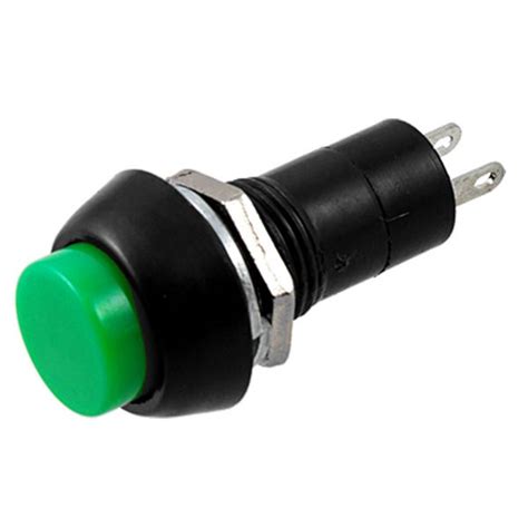 Switch Pulsador No 12mm Tapa Verde Tettsa Tienda