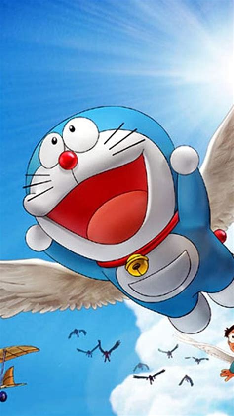 Doraemon New Flying With Bamboo Copter Doraemon Flying With Bamboo