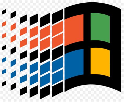 O Windows 95 Microsoft Logo Png Transparente Grátis