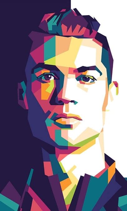 Cristiano Ronaldo Pop Art Paint By Numbers Numeral Paint Kit