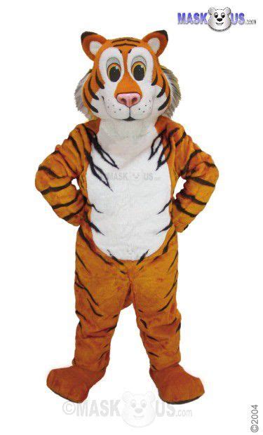 Friendly Tiger Deluxe Adult Size Tiger Mascot Costume 43072