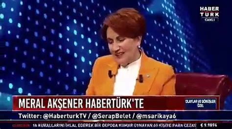 Akşener En iyi ihtimal Türkiye mizden herkesi selamlıyorum dedikten