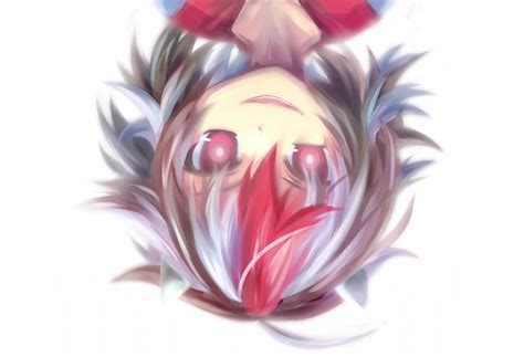 Anime Anime Girls Red Eyes Short Hair Kijin Seija Multicolored