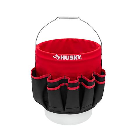 Husky 12 In Heavy Duty Water Resistant 5 Gallon Bucket Storage Tool