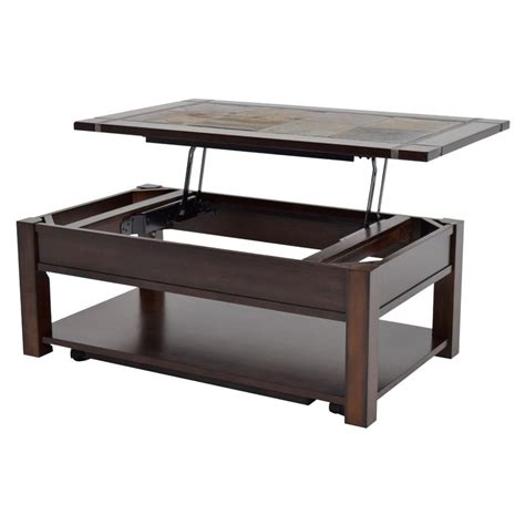Lift Top Coffee Tables With Casters Hammary Darrington Industrial