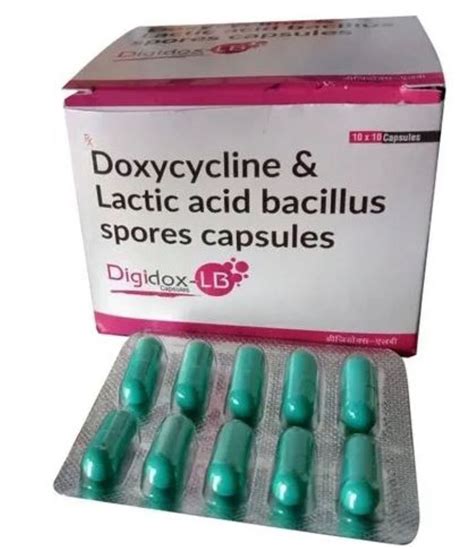 Digidox Lb Doxycycline And Lactic Acid Bacillus Spores Capsules At Rs
