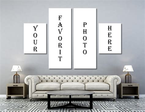 3 Piece Custom Canvas Print Wall Art Personalized Canvas Ts Etsy