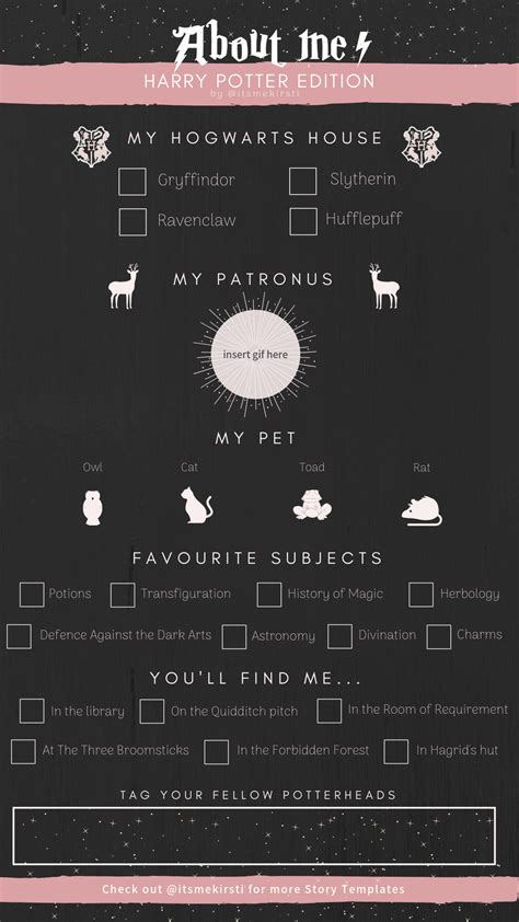 The series spans seven books. | Instagram story template | Harry Potter Edition, # ...