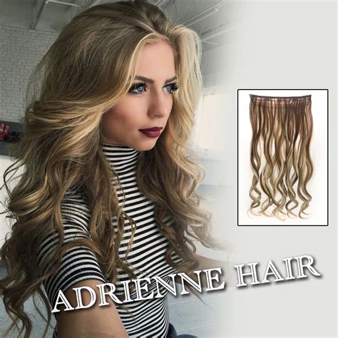 Fashion Women Long 24 60cm 5 Clip In On Curly Wavy Hair Extensions