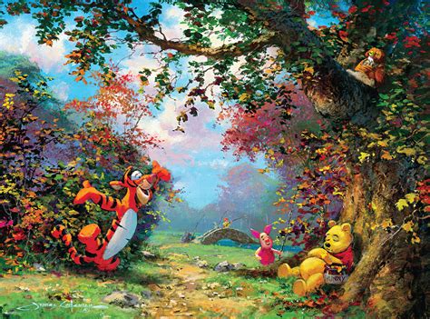 Disney 1000 Piece Fine Art Jigsaw Puzzle Pooh S Afternoon Nap Toys And Games Puzzles