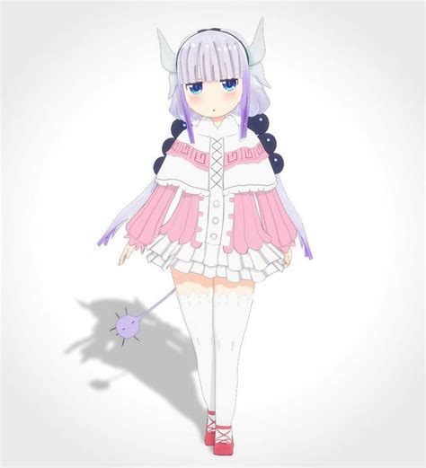 No Maid Dragon Kanna Kamui Mmd モデル 作品 影