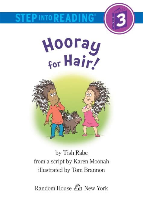 Hooray For Hair Seuss Cat In The Hat By Tish Rabe Tom Brannon Mcnally Robinson Booksellers
