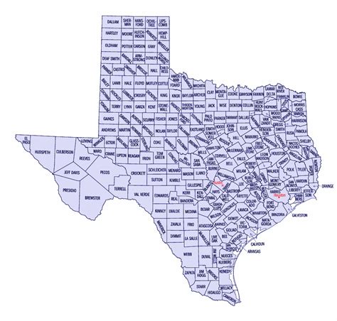 Printable Map Of State Maps Of Texas State Maps Free