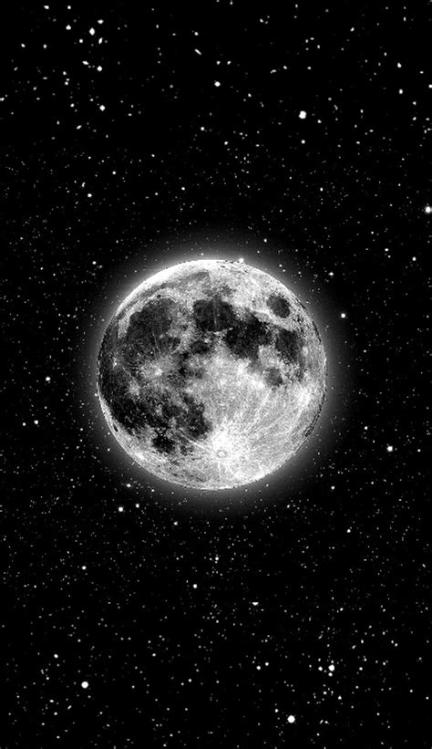 Moon Iphone Wallpaper Lockscreen Tumblr Moon And Stars Wallpaper