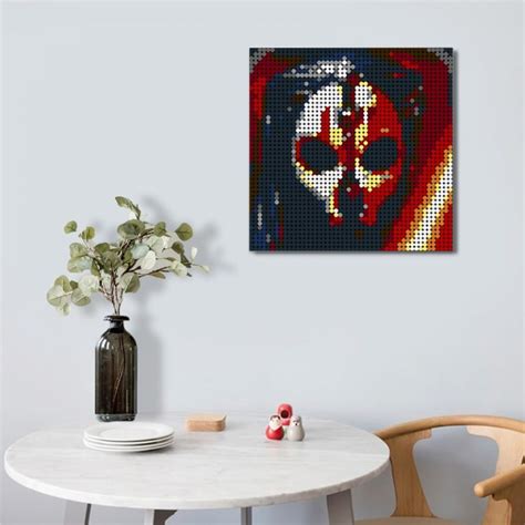 Star Wars Sith Pixel Art Moc 90104 With 2304 Pieces Moc Brick Land