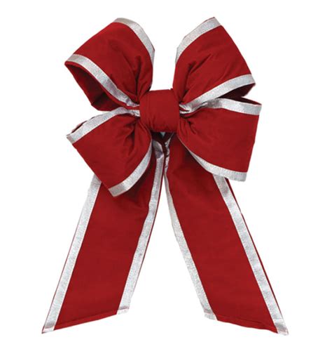 Premium Holiday Red Velvet Bow Multiple Options Commercial