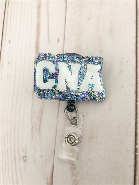 Cna Certified Nursing Assistant Badge Reel Etsy