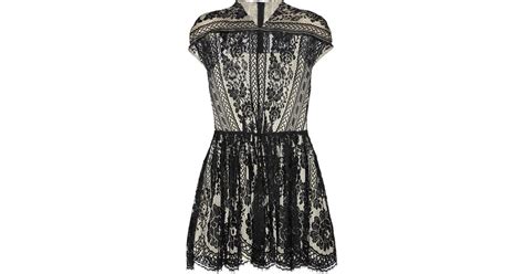 Lover Wiccan Lace Mini Dress In Black Lyst