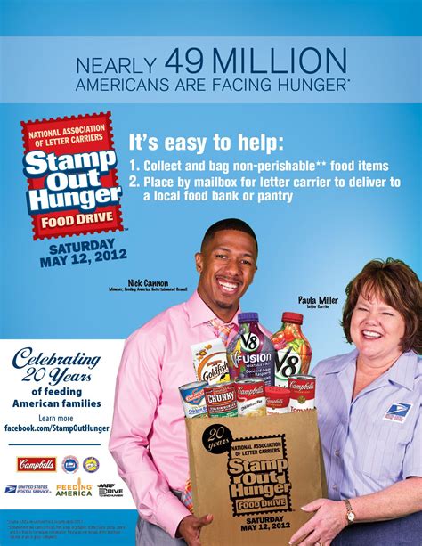 Stamp Out Hunger Food Drive On Saturday May 12 2012 Non Perishable