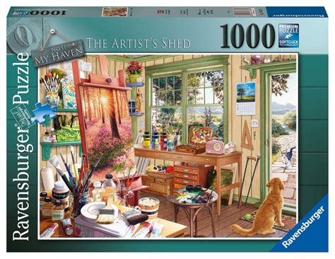 Ravensburger My Haven No. 11 The Artist’s Shed 1000 Piece Puzzle – The