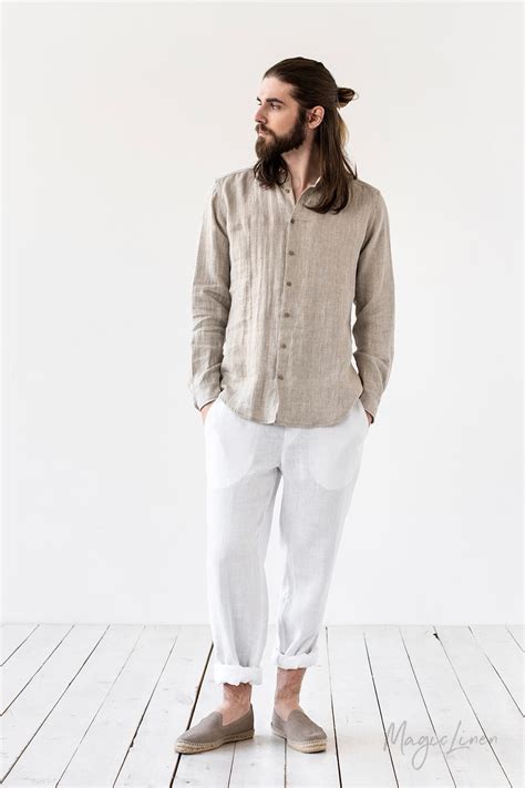 Linen Clothing For Men Outfit Hot Men Tokyo Street Fashion