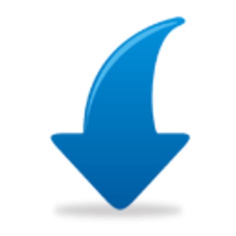 Blue Arrow Down Free Images At Vector Clip