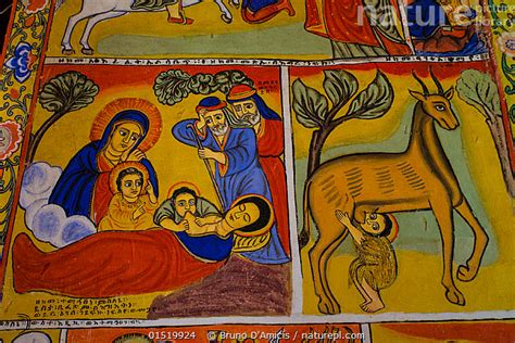 Nature Picture Library Colourful Religious Paintings In Ura Kidane