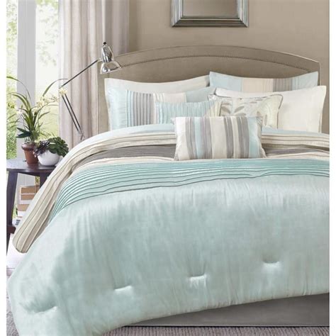 Buy top selling products like pure silk™ comforter and signature collection™ silk comforter 17 search results for. 7 Piece Reversible Comforter Set Embroidered/Pleated Faux ...
