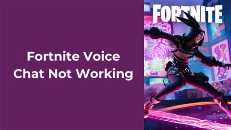 How To Fix Fortnite Voice Chat Not Working In 2023 Easy Guide