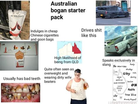 Australian Bogan Starter Pack Indulges In Cheap Drives Shit Chinese
