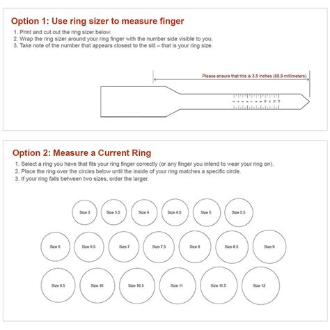 Ring Size Chart How To Measure Ring Size Online American Ring Size