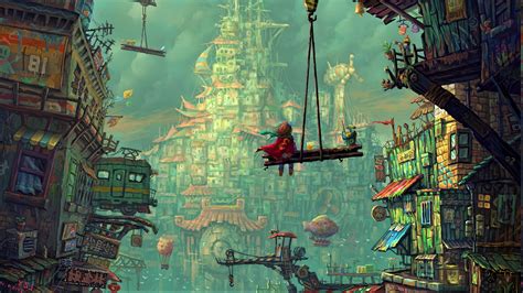 3840x2160 Colorful Fantasy City 4k Hd 4k Wallpapers Images