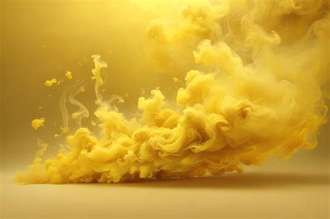 Premium Photo Yellow Smoke Wallpaper Smoke Background Smoke Effects