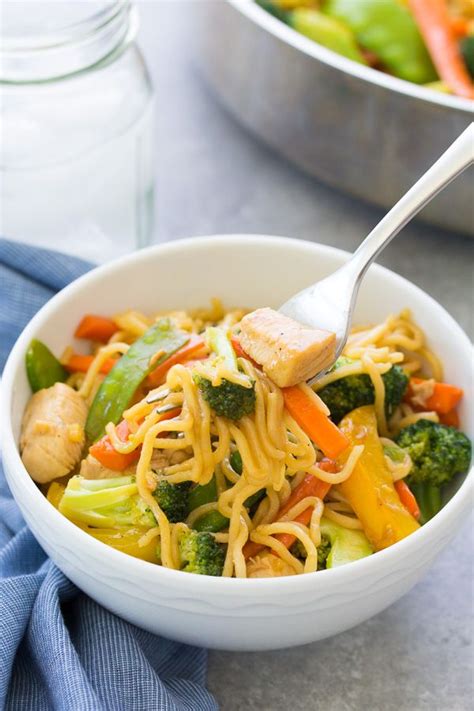 Do you find yourself craving them at any hour during the day? These Teriyaki Chicken and Veggie Noodle Bowls are a quick ...