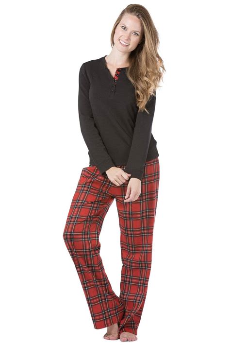 Womens Plaid Pajamas