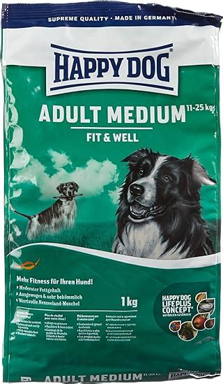 Happy Dog Dog Food Surpreme Fit And Well Medium Adult 1kg Uk