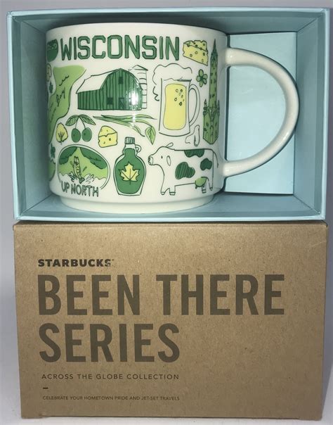 Starbucks Been There Series Collection Wisconsin Coffee Mug New With