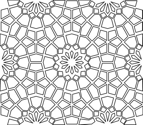 A Black And White Geometric Design