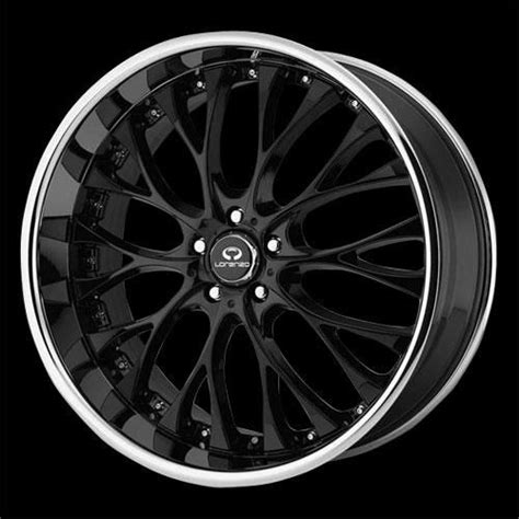 Lorenzo Wl027 Black Chrome Lip Truck Rims And Tires Rims For Cars Wheel