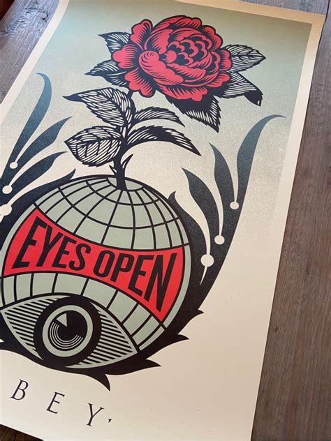 Shepard Fairey Obey Eyes Open Offset Litho