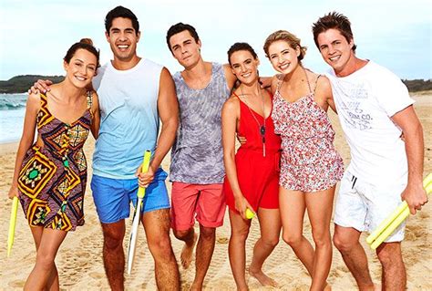 Phoebe Andy Spencer Hannah Maddy And Chris Home And Away Cast