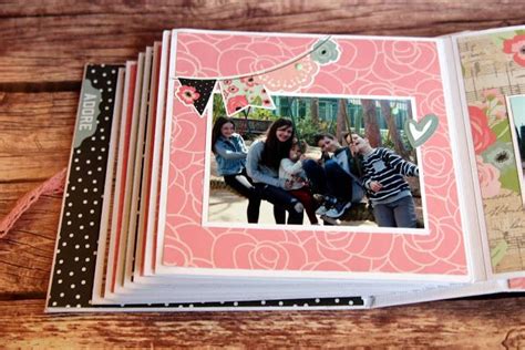 הדרכה קלה למיני אלבום ספר בגודל 6x6 Mini Albums Handmade Crafts Diy