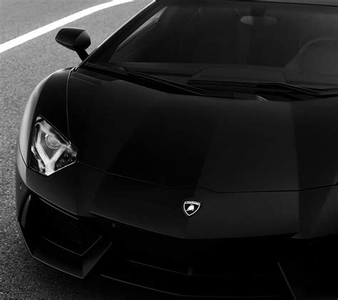 Lamborghini Aventador Matte Black Wallpaper Hd