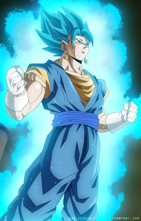 Vegito Super Saiyan Blue By Sennin Gl 54 On Deviantart