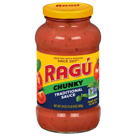 Save On Ragu Chunky Pasta Sauce Traditional Order Online Delivery