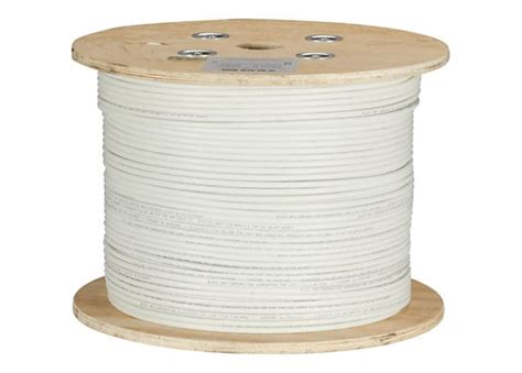 Black Box Bulk 1000ft Reel Cat6a 650mhz Shielded Solid Plenum White Cmp