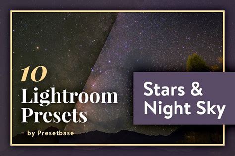 Stars And Night Sky Lightroom Presets Lightroom Lightroom Presets