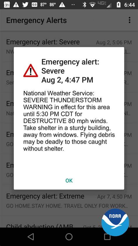 New “destructive” Severe Thunderstorm Warning Category Mobile Phone Alerts